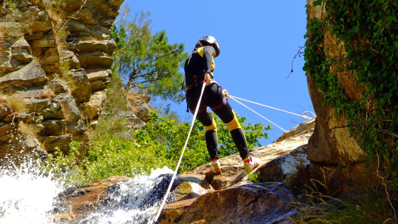 Canyoning: Canyoning in the Auvergne gorges