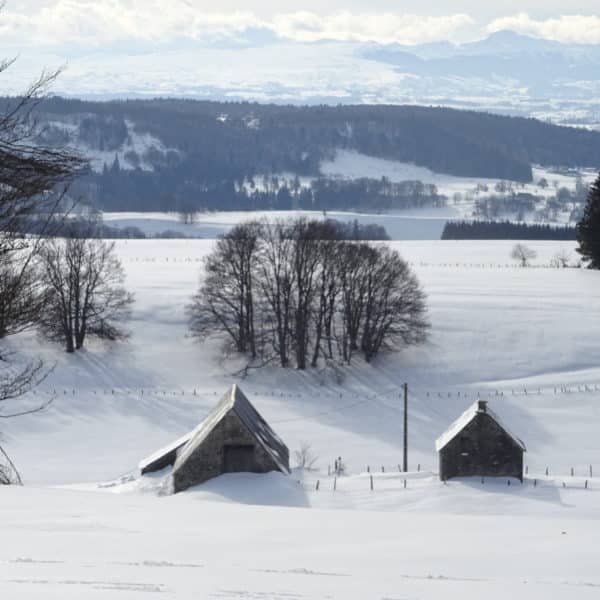 Kerstmis op onze camping in Puy de Dôme